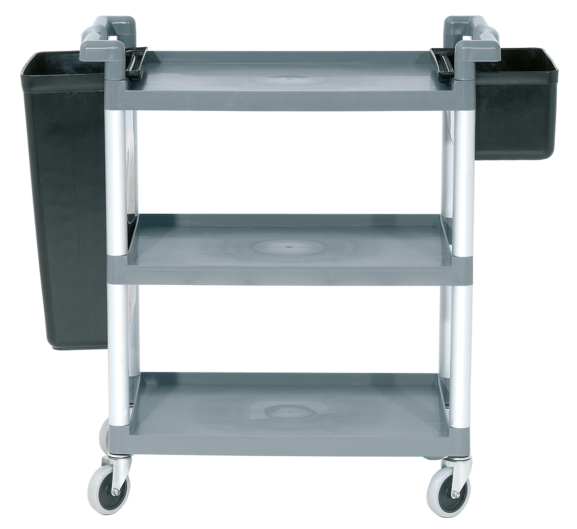 Bartscher Abräumbehälter-Set "Adjutant" |Besteckbehälter: Inhalt: ca. 9 Liter ,B 333 x T230 x H 178 mm | 33,5 x 23,7 x 56,0 cm. Gewicht: