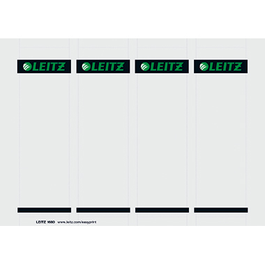 Leitz Rückenschild breit/kurz 56 x 190 mm (B x H) grau 100 St./Pack.