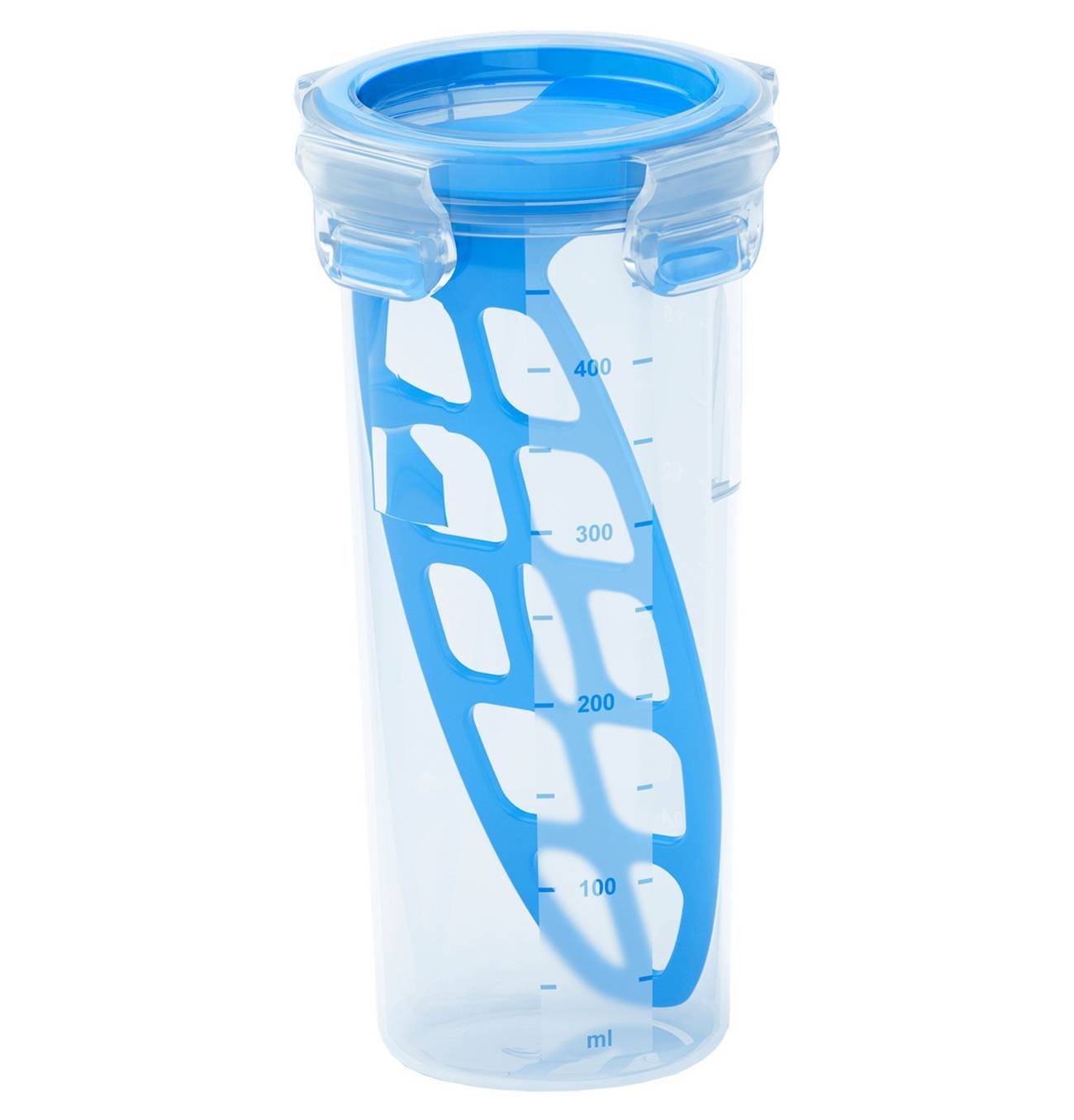 Emsa CLIP & CLOSE Mixbecher 0,5 Liter rund - mit Mixeinsatz - 100 % dicht - Made in Germany -