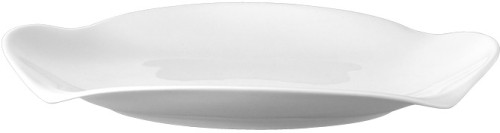 Modern Dining-Poncho Weiss Teller flach 23 cm