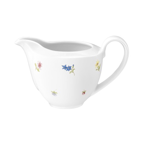 Seltmann Gießer 2 0,25 l, rund, Form: Community, Dekor: 57391 Streublume, hohe Kantenschlagfestigkeit, Made in Germany