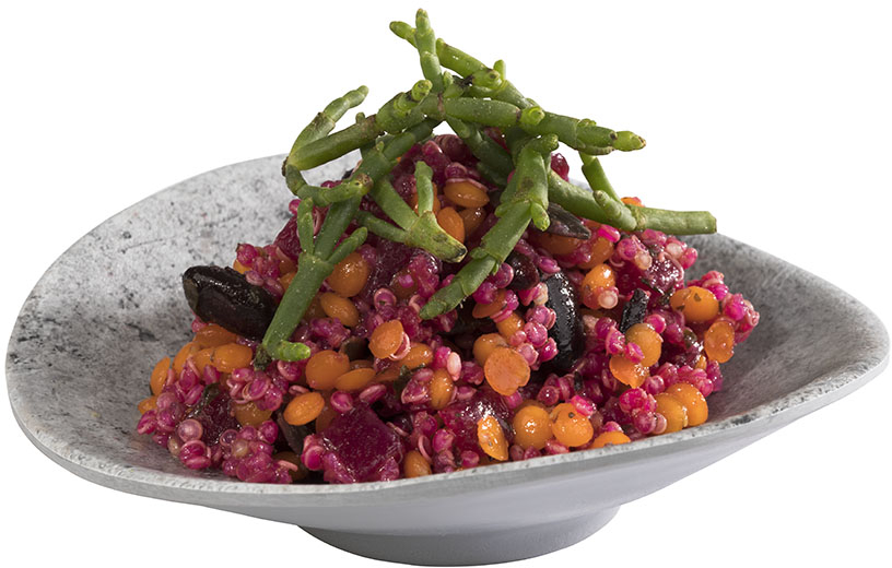 Schale -ELEMENT- 10,5 x 10 cm, H: 3 cm Melamin Farbe: Betonoptik 0,02 Liter spülmaschinengeeignet stapelbar nicht