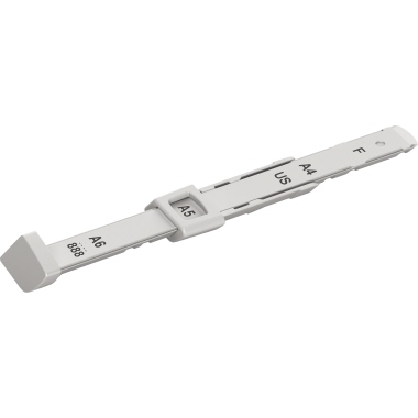 Leitz Anschlagschiene NeXXt Locher 5058, 5038, 5005, 5008, 5138 Kunststoff hellgrau