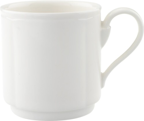 Villeroy & Boch Becher mit Henkel stapelbar, Serie La Scala, Inhalt: 0,27 Liter
