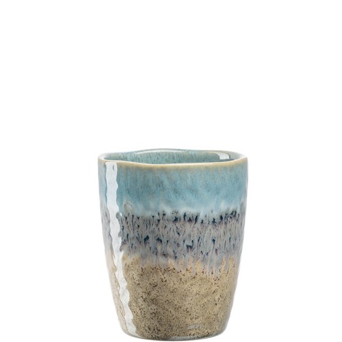 Becher 300ml blau/anthr./beige - Leonardo