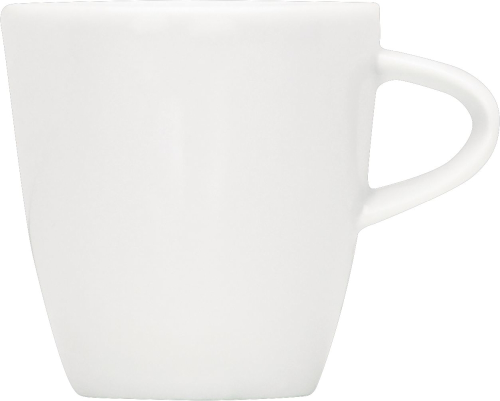 Bauscher Henkelbecher ENJOY Kelchform, Inhalt: 0,25 ltr., Durchmesser: 80mm, Höhe: 83 mm, in der Farbe uni weiss.