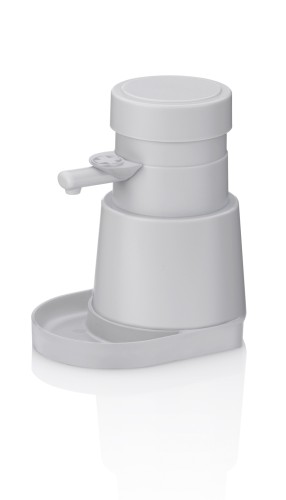 Desinfektionsspender Aurie 300 ABS-Kunststoff hellgrau 14,0 cm 8,5 cm Ø 300,0 ml von Kela