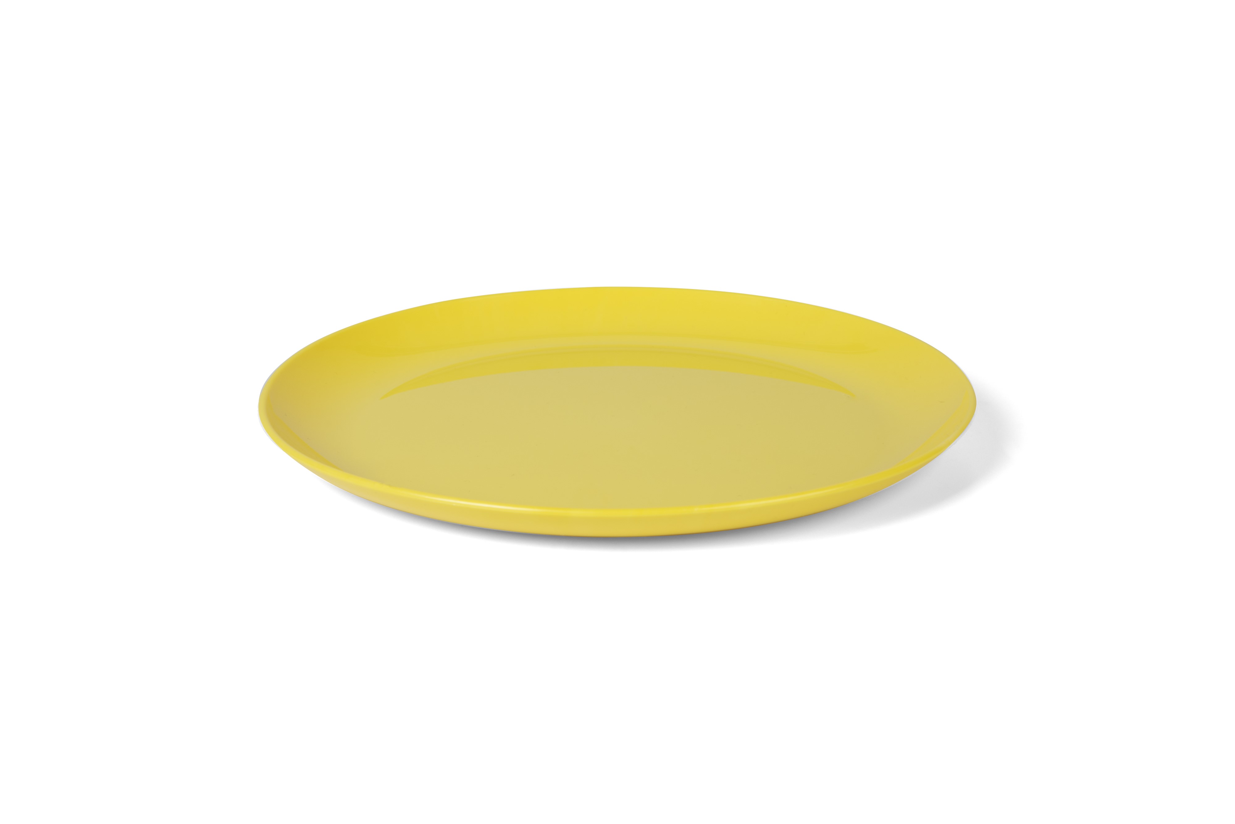vaLon Zephyr Speiseteller 24 m aus schadstofffreiem Kunststoff in der Farbe sonnengelb.