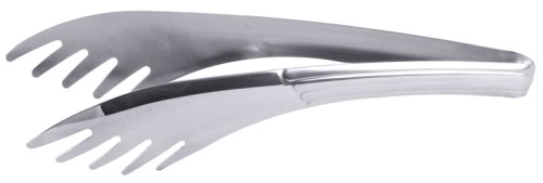 Spaghettizange aus Edelstahl 18/10, hochglänzend, fugenlos, hochwertige Ausführung Länge: 24 cm