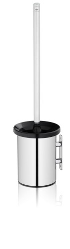 KELA WC-Garnitur Alor Edelstahl 18/10 schwarz 45,0cm 11,5cmØ