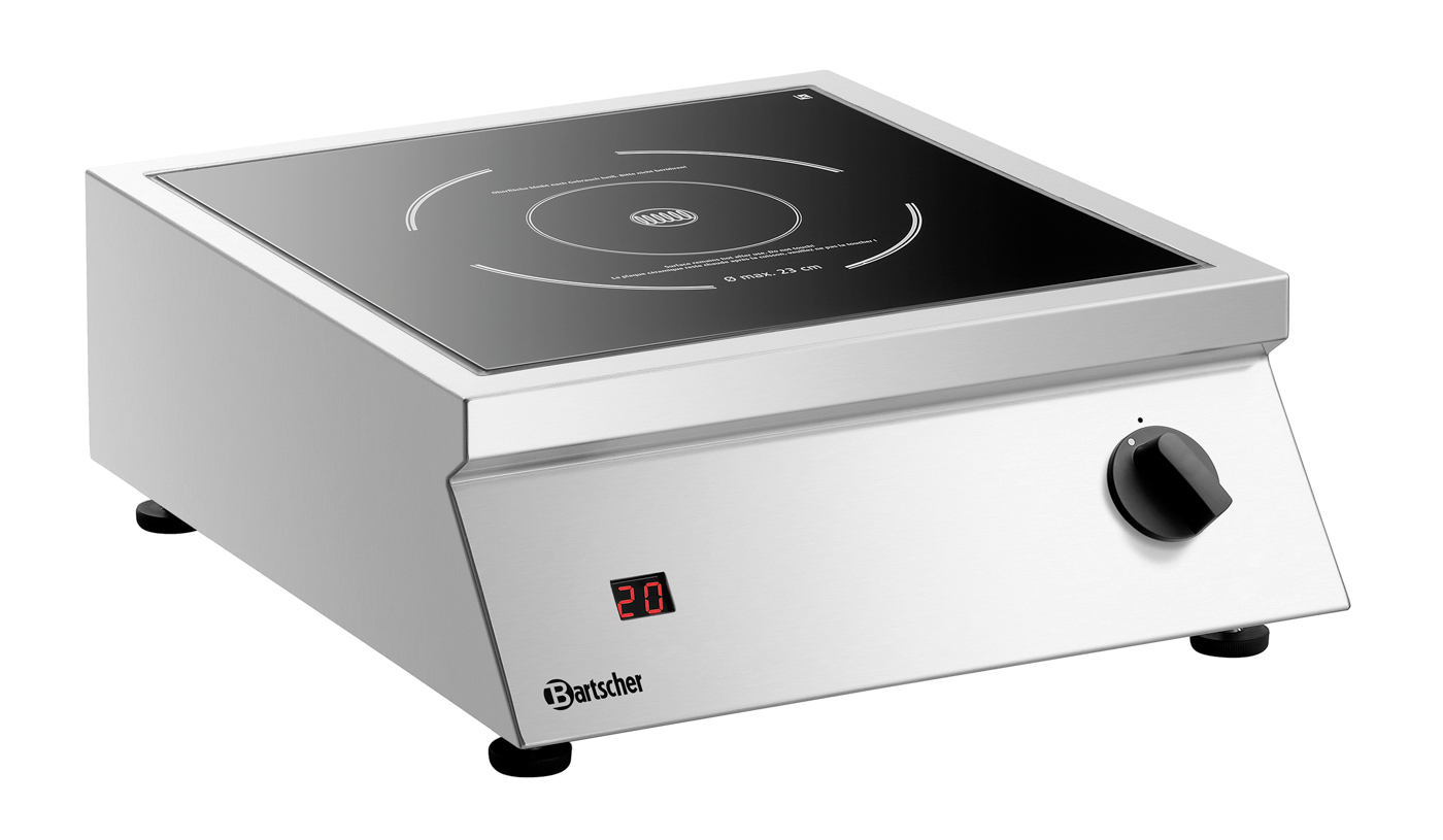 Bartscher Induktionstischherd ITH 50-230 | AnzahlKochstellen: 1 | Maße: 40 x 45,5 x 16,0 cm.Gewicht: 12,3 kg