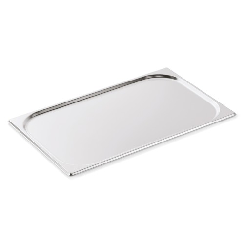 GN 1/1 Behälter, Materialstärke 0,6 mm. Material: Chromnickelstahl. Serie: GN 70. Inhalt in Litern: 1,25. Maße: Höhe: 10 mm