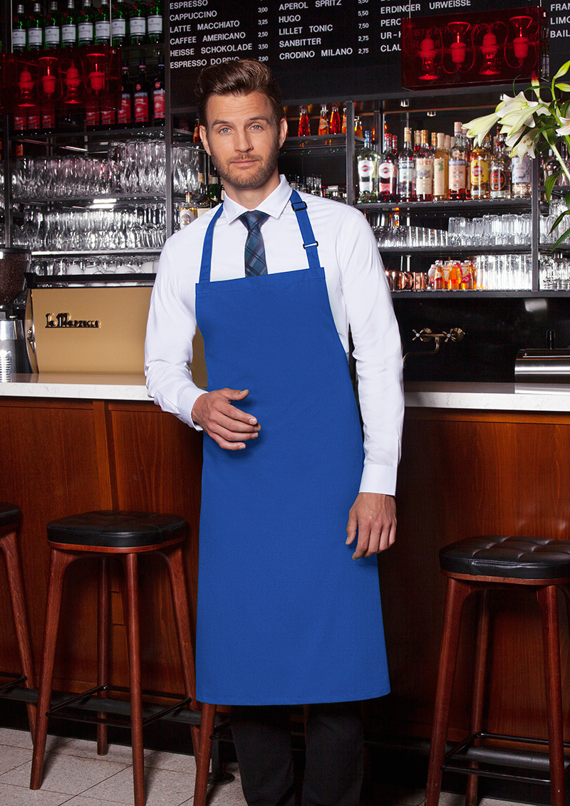 Latzschürze Basic mit Schnalle - Maße: 75 x 90 cm (Breite x Länge)