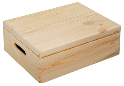 KESPER Allzweckkiste, Klappdeckel, FSC-Kiefer