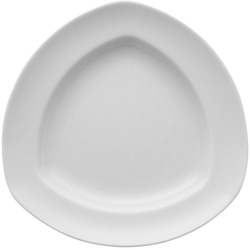 Epoque Weiss Teller dreieckig 23F