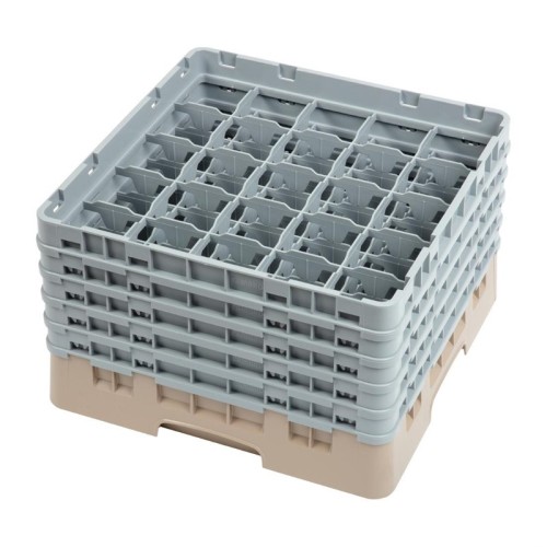 Cambro Gläserspülkorb beige mit 25 Fächern max Glashöhe 25,7cm. Dieser Gläserspülkorb bietet optimalen Schutz für Ihre