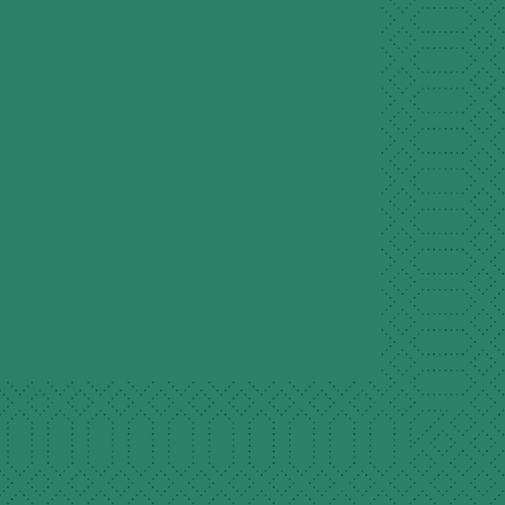 DUNI Zellt.Serv.33x33 3lg. 1/4 jägergrün 250 Stück