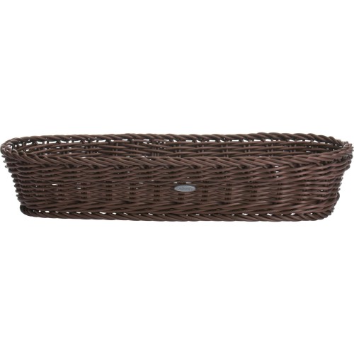 Westmark Baguettekorb oval, 40 x 16 x 8 cm, braun