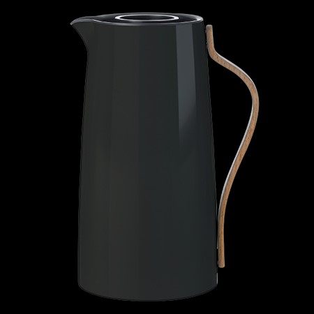 Stelton Emma Isolierkanne Kaffee 1,2 Liter schwarz, Maße: 13x15,5x26 cm (BxLxH)
