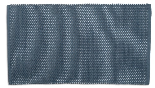 Badematte Miu Baumwolle/Polyester Mischung rauchblau 120,0x70,0x1,0 cm von Kela
