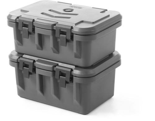 HENDI Thermo Catering Container GN 1/1, Toploader - Maße Innen: GN 1/1 - 200 mm - 630x440x(H)305 mm Außen