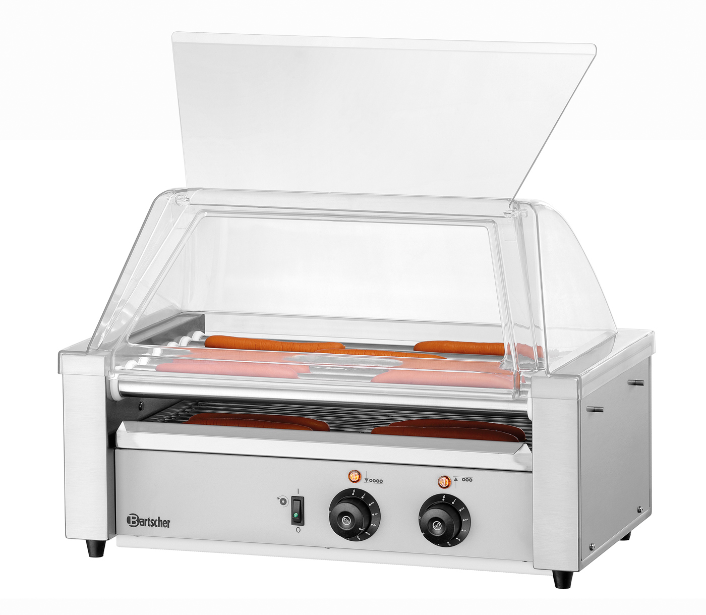 Bartscher Abdeckhaube Rollergrill 7181 | Farbe:Transparent | Maße: 59 x 31,5 x 20,0 cm. Gewicht:1,6 kg