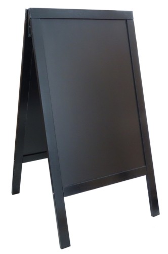 Doppeltafel 120 cm, schwarz