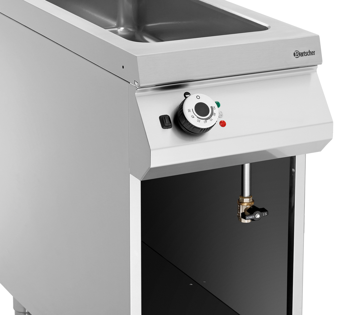 Bartscher Elektro-Wasserbad, OU | Frequenz: 50/60Hz | Maße: 40 x 90 x 90,0 cm. Gewicht: 36,4 kg