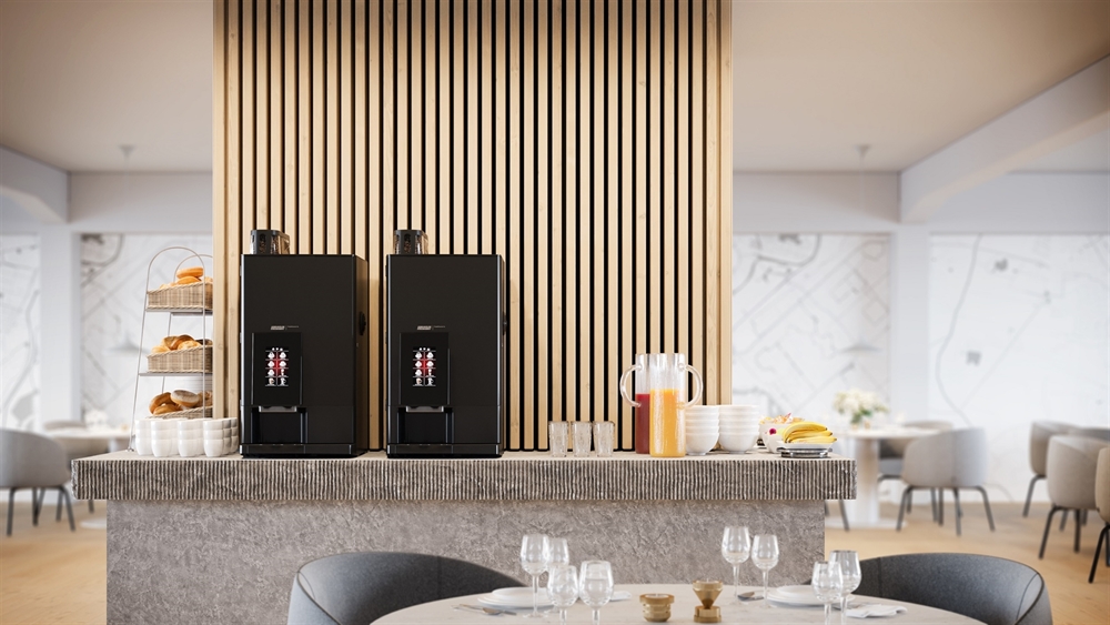 BONAMAT Frischbrühgerat FreshGround XL 330 Touch Filterkaffemaschine, Touch-Bildschirm, Hochleistungsmühle ,Frischbrüh-Filterkaffee und