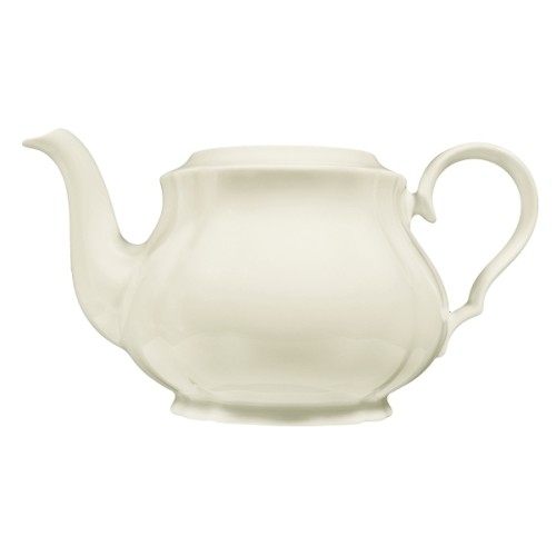 Seltmann Unterteil zur Teekanne 6 Personen, Form: Marieluise, Glasur: elfenbein, Dekor: 00003