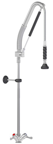 SARO Automatische Vorspülbrause Modell AUTO-DECEF1/4-PM Made in Europe - Material: Verchromtes Messing + Edelstahl / Kunststoff -