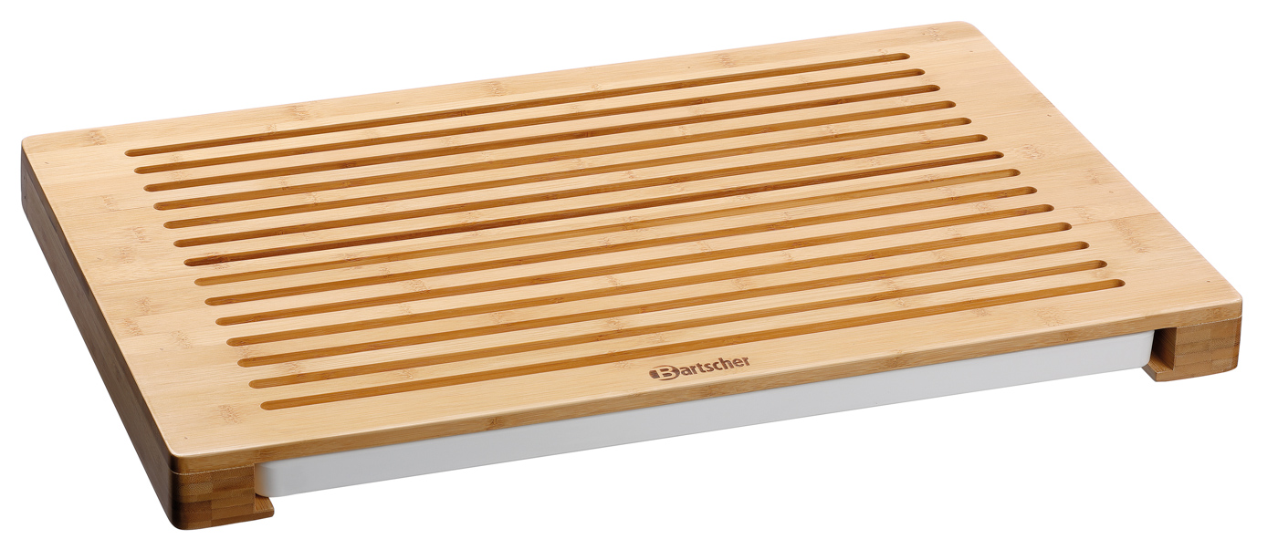 Bartscher Brot-Schneidebrett KSM600 | Eigenschaften: Krümelschale, Melamin | Maße: 60 x 40 x 43 cm. Gewicht: 3,2 kg