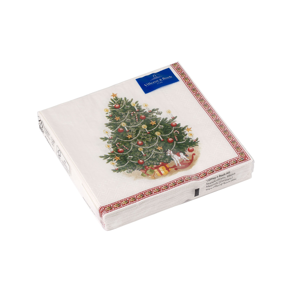 Villeroy und Boch C-Serviette Tannenbaum - Maße: 25 x 25 x 0,1 cm / Ser.: Winter Specials