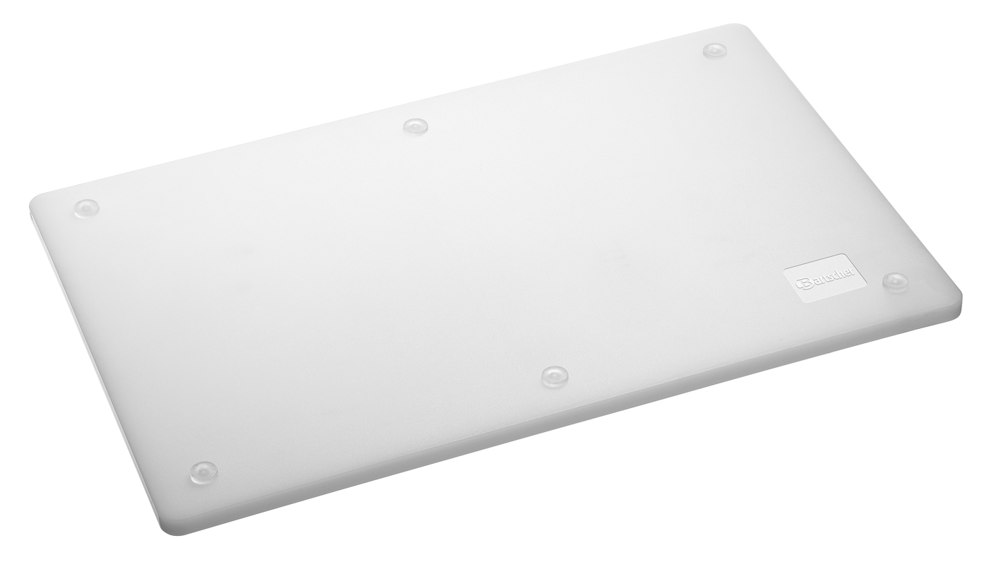 Bartscher Schneidbrett 60x40 W | Plattenstärke:15 mm | Maße: 60 x 40 x 2,0 cm. Gewicht: 3,4 kg