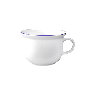 Obertasse 0,40 l - Form: Today - Dekor 64069, Westerland - aus Porzellan. Hersteller:, Eschenbach. "Made in Germany".