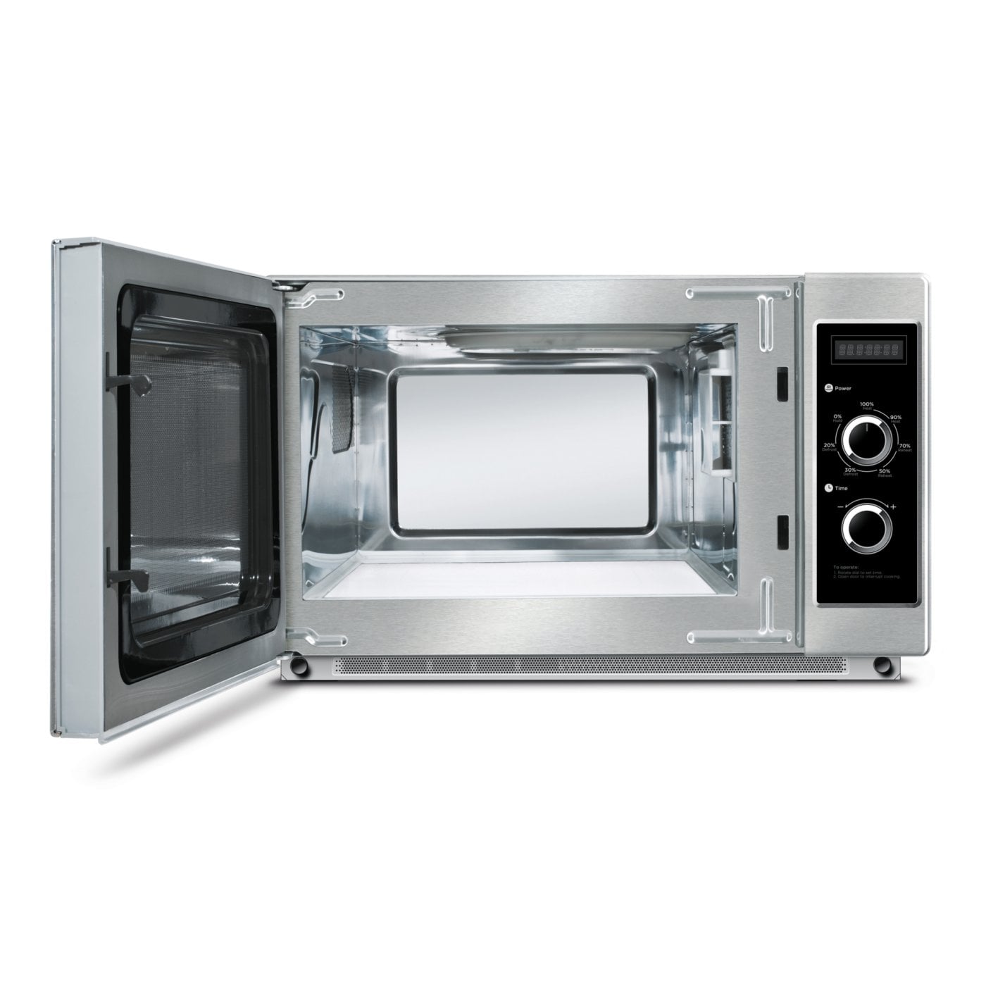 Mikrowelle C 1800 M von caso, Volumen 34 Liter, Gewerbemikrowelle - 1800 Watt, 230 V. Keramikboden mit Mikrowellenreflektor.