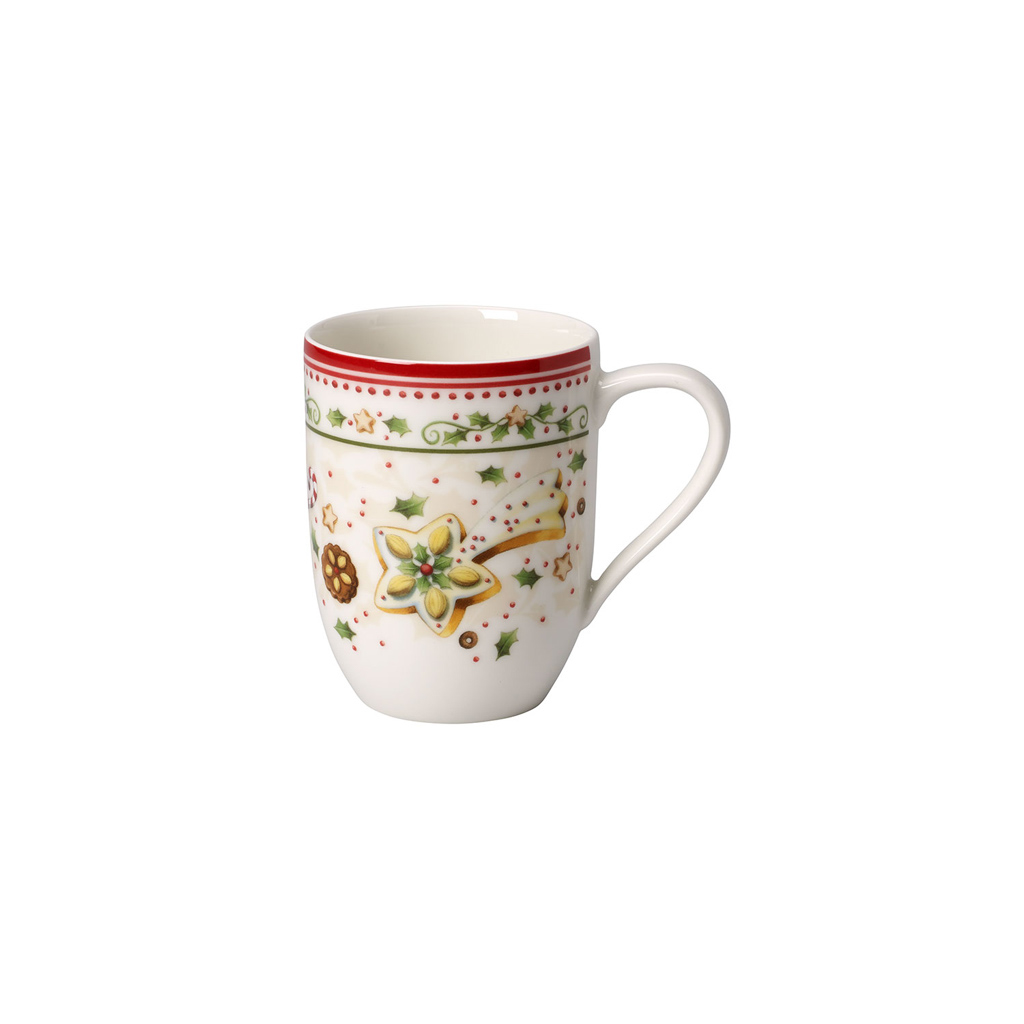 Villeroy und Boch Becher mit Henkel, Sternschnuppe - Maße: 11,5 x 7,8 x 10,4 cm / Ser.: Winter Bakery Delight