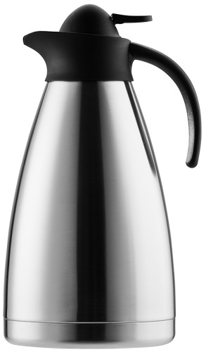 Helios Edelstahl-Isolierkanne Safir 2,0 l schwarz