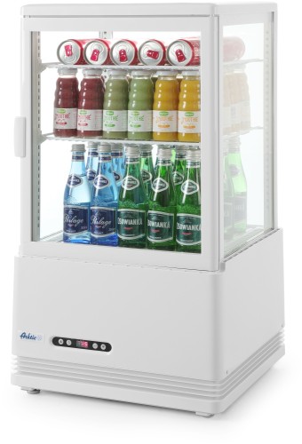 HENDI Aufsatz Kühlvitrine 58 Liter - 230 V - 170 W - 452x406x(H)816 mm