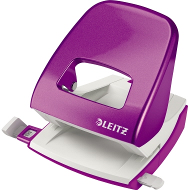 Leitz Locher NeXXt WOW 8 cm 30 Bl. (80 g/m) mit Anschlagschiene violett metallic