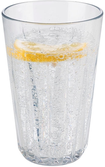 Trinkbecher -CRYSTAL- Ø 8 cm, H: 12,5 cm Tritan, transparent, Inhalt: 0,3 Liter, BPA-Frei stoßfest, stapelbar, spülmaschinengeeignet