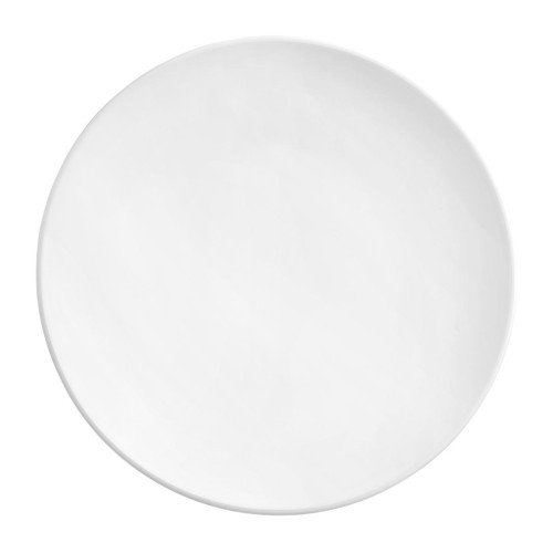 Seltmann Speiseteller rund 28 cm, rund, Form: Life, weiss5017 Phantom Black, hohe Kantenschlagfestigkeit, Made in Germany