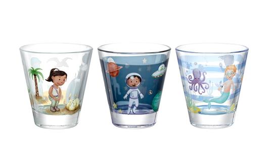 Leonardo Bambini 6er Set Becher S sortiert Durchmesser: 8,5cm, Höhe: 9,8cm Inhalt: 215ml