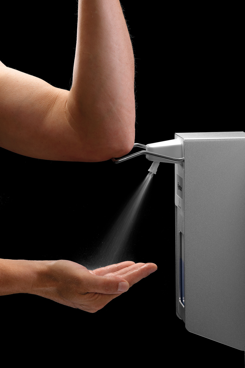 Bartscher Desinfektionsspender PS 1L-W |Nachfüllbar: Ja | Maße: 9,3 x 20 x 33,0 cm.Gewicht: 0,83 kg