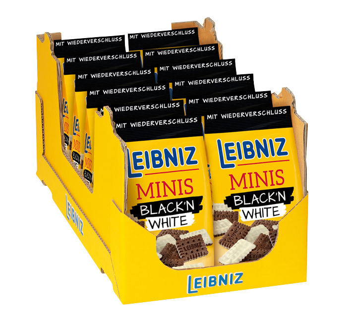 Bahlsen LEIBNIZ MINIS BLACKN WHITE, Inhalt: 12 x 125 g