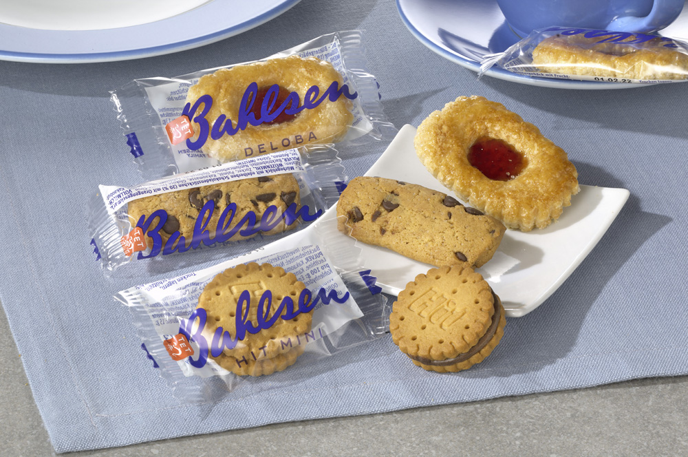 Bahlsen SÜSSES DREIERLEI, Inhalt: ca. 150 Stück à 7/7/6 g je Spenderbox.