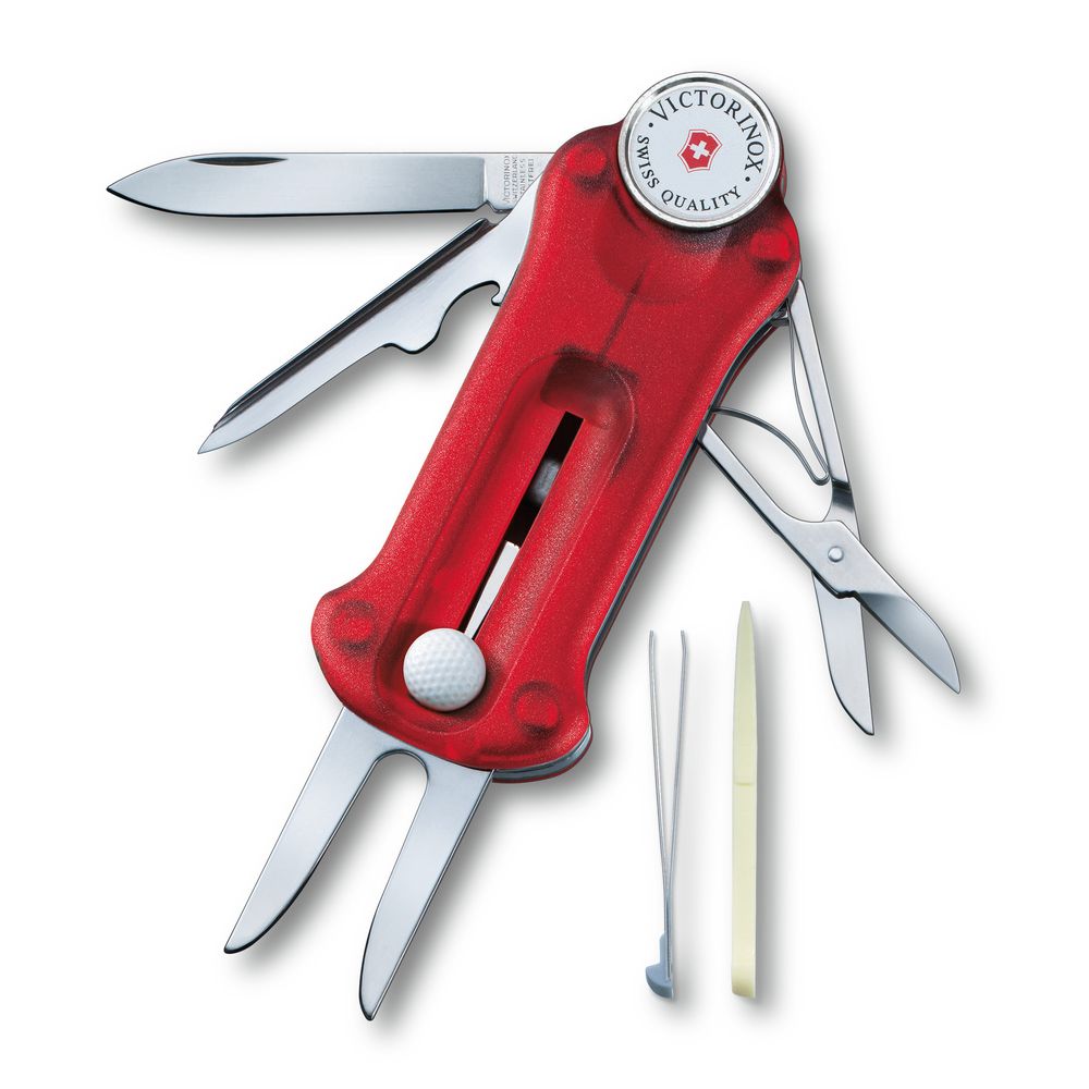 Victorinox Golf Tool, rot transparent