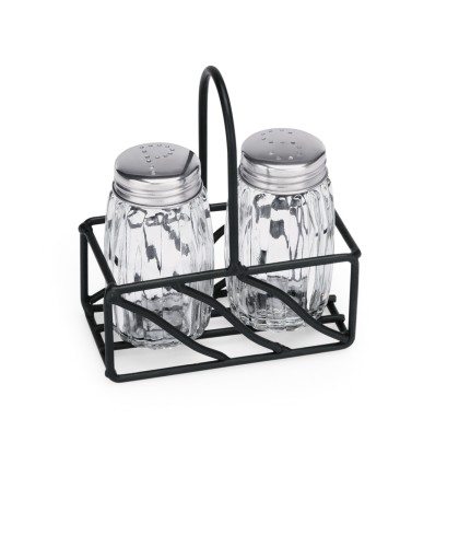 Menage MENAGE SERIE 1493. Edelstahl/Glas, › Einsätze aus Glas› Kappen aus Edelstahl.