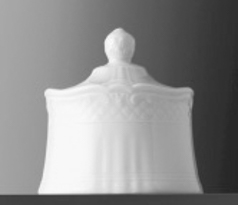 Zuckerdose - Inhalt 0,25 ltr - Form LA REINE - uni weiß