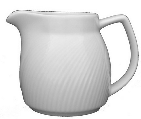 Sahnegießer - Inhalt 0,15 ltr - Form SWING TIME - uni weiß